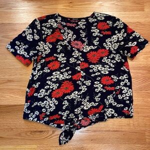 Floral Madewell Blouse